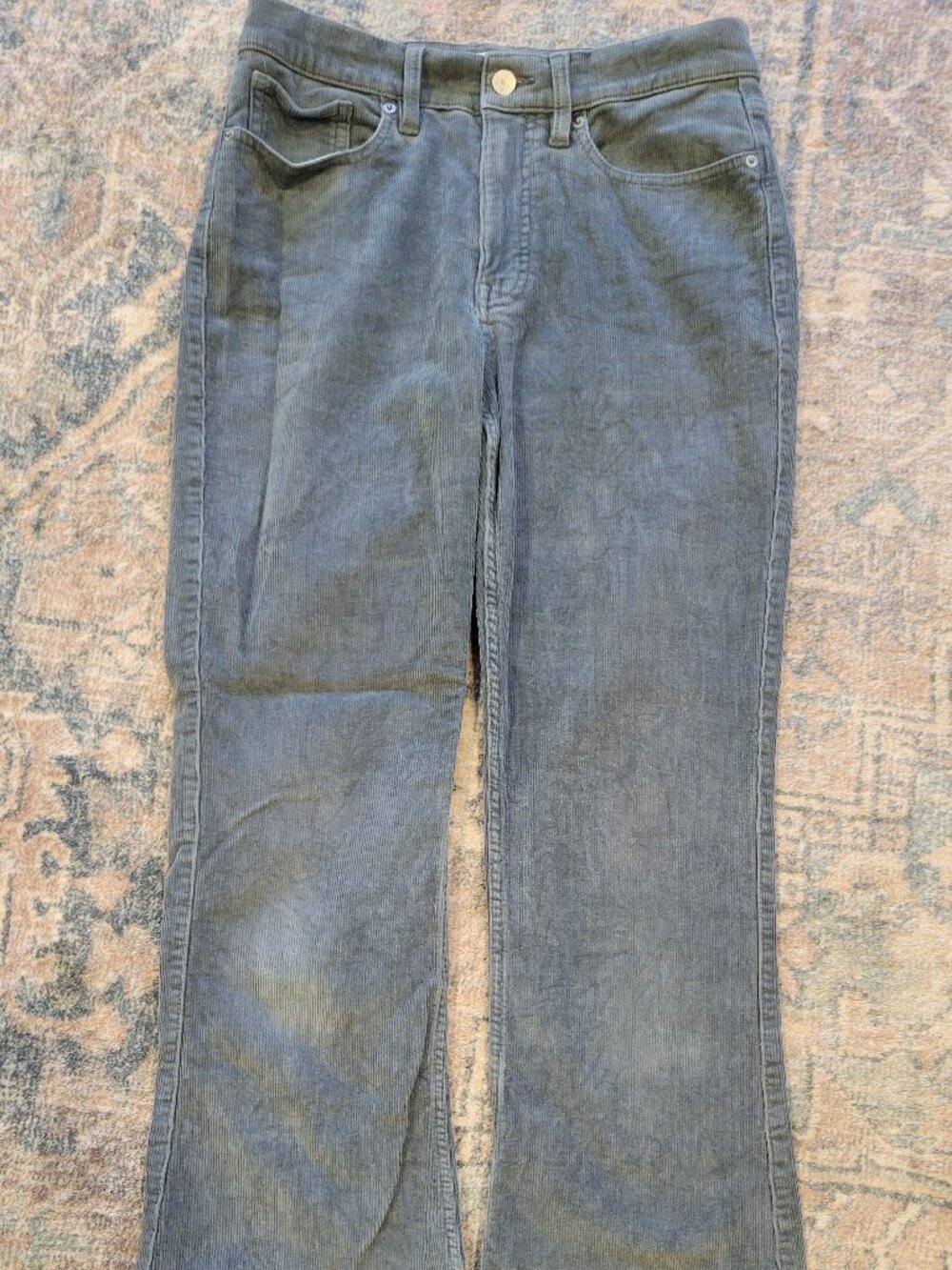 Lucky Brand Green Bootcut Cordoroy Pants
